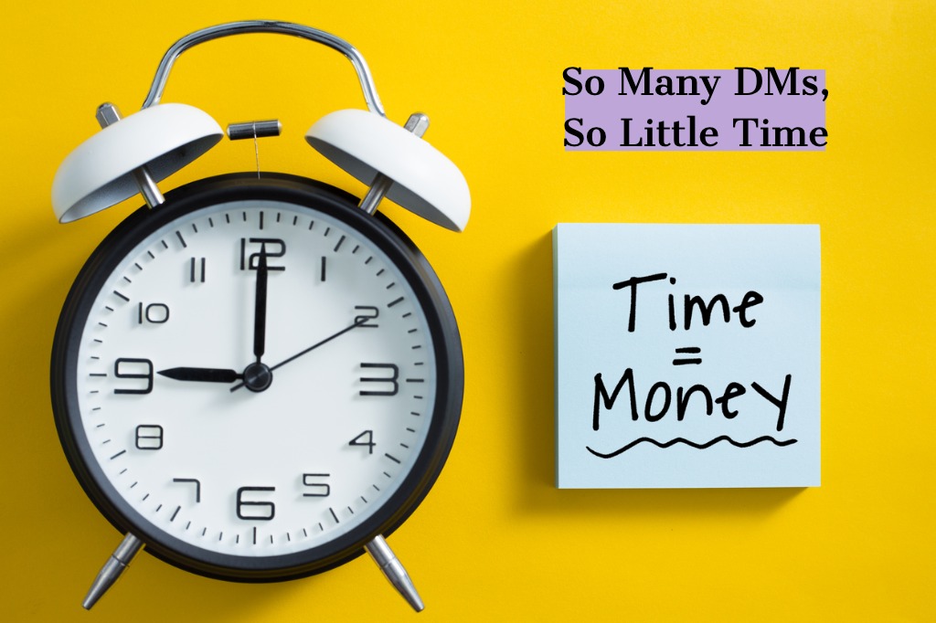 Time is Money so consider using our paid messaging app to get paid for responding to DMs